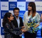 Huma Qureshi at Samsung mobile launch in Mumbai on 10th April 2015